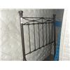 Image 1 : QUEEN SIZE WROUGHT IRON HEADBOARD