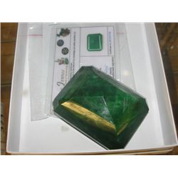 CERTIFIED 1155 CARAT EMERALD CUT EMERALD