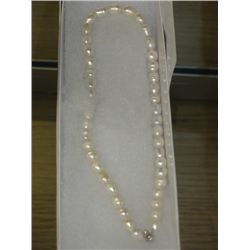 GENUINE FRESH WATER PEARL STRAND NECKLACE