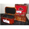 Image 1 : 2 WOODEN JEWELLERY BOXES AND CONTENTS