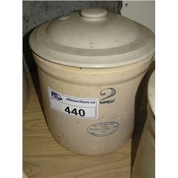 2G MEDALTA STONEWARE LIMITED LIDDED STONEWARE CROCK