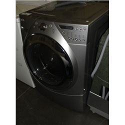WHIRLPOOL DUET STEAM SILVER FRONT LOAD WASHER - STORE RETURNED APPLIANCE