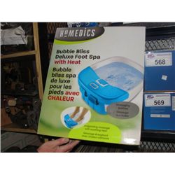 HOMEDICS BUBBLE BLISS DELUXE FOOTSPA WITH HEAT