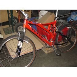 NORCO 24SP ORANGE AND BLUE MOUNTAIN BIKE