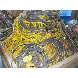 PALLET LOT OF ASSORTED EXTENTION CORDS