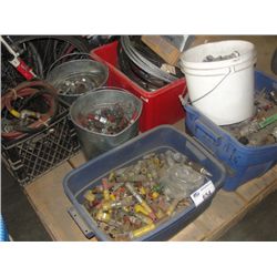 PALLET LOT OF ASSORTED PIPE FITTERS FITTINGS