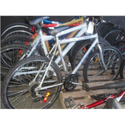 PATHFINDER TEMPEST GREY AND BLUE MOUNTAIN BIKE