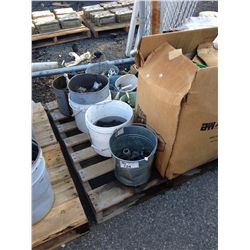 PALLET LOT OF ASSORTED INDUSTRIAL PIPE FITTERS  FITTINGS, BOLTS, ETC