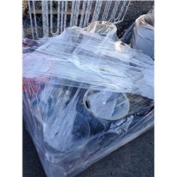 PALLET LOT OF INDUSTRIAL PIPE FITTERS FITTINGS, VALVES, ETC