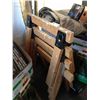 Image 1 : 4 WOODEN SAW HORSES