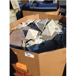 PALLET LOT OF ASSORTED GLASS AND CERAMIC TILE