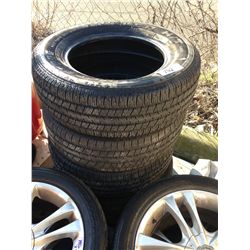 SET OF 4 BRIDGESTONE DUELER H/T MUD AND SNOW TIRES SIZE P215/70R16