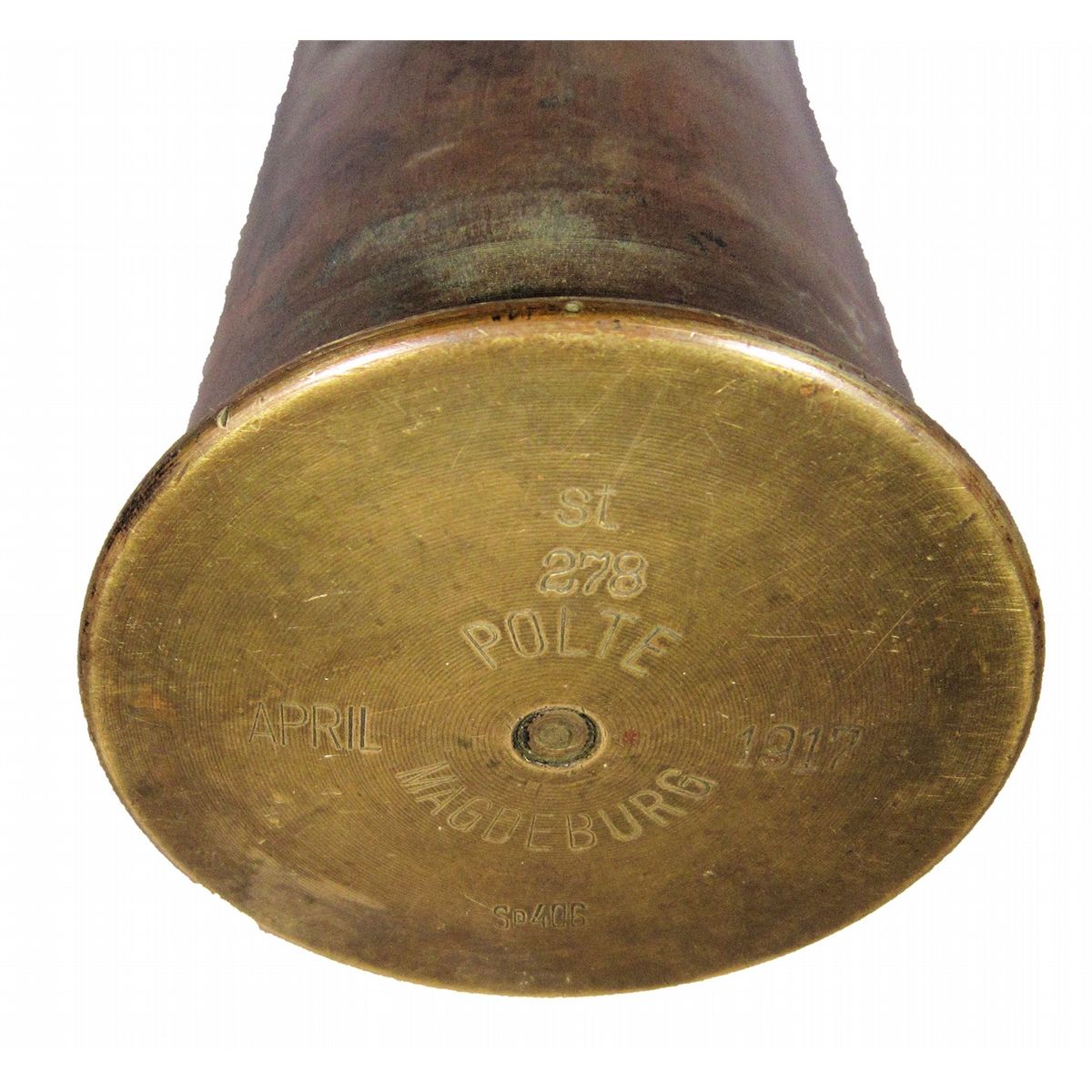 WWI German 77mm Artillery Shell Casing