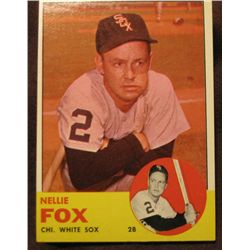 Nellie Fox, No. 525, Vintage Topps Baseball Card.