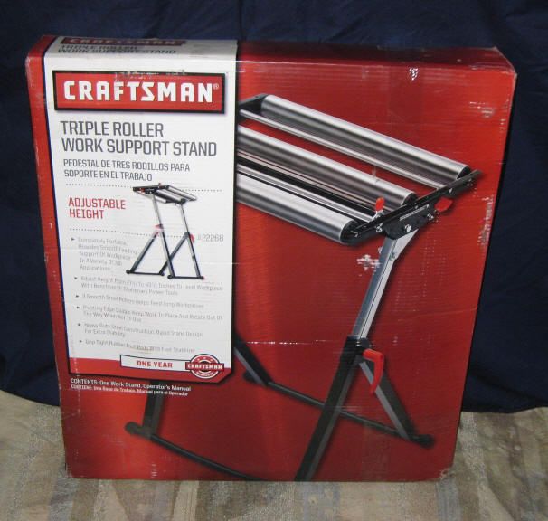 Craftsman Triple Roller Work Support Stand.