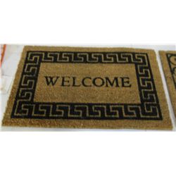 2 Outdoor Mats 1 Says Welcome Otherwise Identical