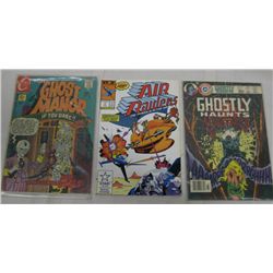 Lot of 3 Comics Ghost Manor #1,  Air Raiders #1