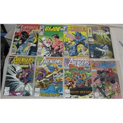 Lot of 8 Comics Amazing Spiderman, Avengers, etc