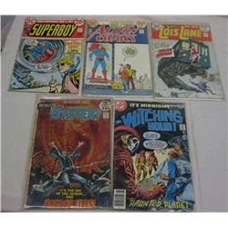 Lot of 5 Early DC Comics Superboy Lois Lane etc