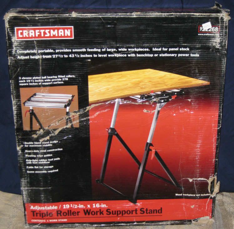 Craftsman Triple Roller Work Support Stand.