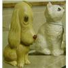 Image 1 : A Royal Doulton Persian kitten and a small Sylvac dog. £10-20