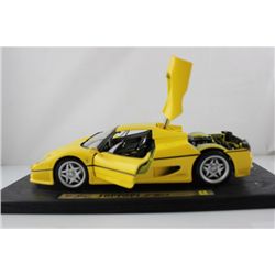1:18 Scale Yellow Ferrari F50