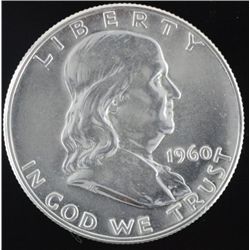1960 Proof Franklin Silver Half Dollar