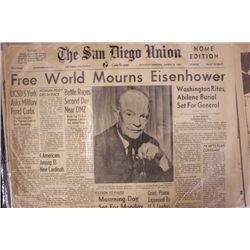 "Free World Mourns Eisenhower"
