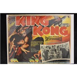 Vintage King Kong Movie Print