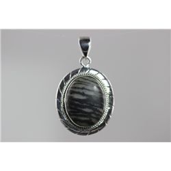Sterling Silver Jasper Pendant