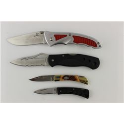 Lot of 4 Frost Cutlery folding Knives