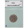 1937 S Buffalo Nickel MS 68