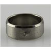 Image 1 : Men's Stainless Steel Ring 8.50 With Center stone