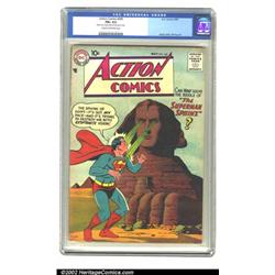 Action Comics #240 (DC, 1958) CGC FN+ 6.5 Cream to off-white pages.  Can you solve the riddle of...