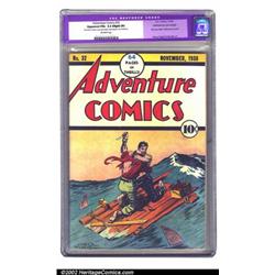 Adventure Comics #32 (DC, 1938) CGC Apparent FN+ 6.5 Slight (P) Off-white pages. With this semina...