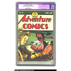 Adventure Comics #37 (DC, 1939) CGC Apparent VF+ 8.5 Slight (P) Off-white pages. The classic pre-...