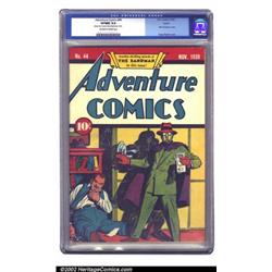 Adventure Comics #44 Larson pedigree (DC, 1939) CGC VF/NM 9.0 Off-white to white pages. Another c...