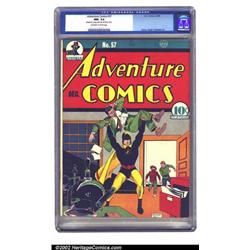 Adventure Comics #57 (DC, 1940) CGC NM- 9.2 Off-white to white pages. Baily continues his run of...