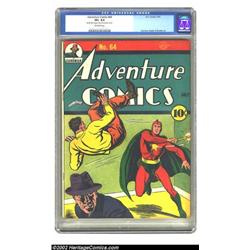 Adventure Comics #64 (DC, 1941) CGC VF+ 8.5 Off-white pages. Burnley's Starman gives the heave-ho...