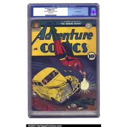 Adventure Comics #70 (DC, 1942) CGC VF/NM 9.0 Off-white pages. As his covers draw to a close, Jac...