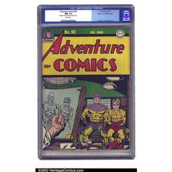 Adventure Comics #90 San Francisco pedigree (DC, 1944) CGC NM- 9.2 White pages. Simon and Kirby t...