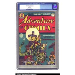 Adventure Comics #93 (DC, 1944) CGC VF/NM 9.0 Off-white pages. Here's a fantastic S&K cover that...