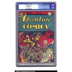 Adventure Comics #95  D  pedigree (DC, 1944) CGC NM- 9.2 Off-white pages. Sandman and Sandy break...