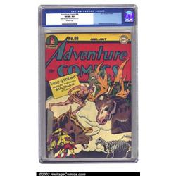 Adventure Comics #98 (DC, 1945) CGC VF/NM 9.0 Off-white pages. Sandman's covers began to take a s...
