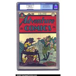 Adventure Comics #100 Mile High pedigree (DC, 1945) CGC NM- 9.2 Off-white to white pages. Sandman...