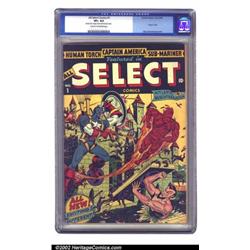 All Select Comics #1 (Timely, 1943) CGC VF+ 8.5 Cream to off-white pages. One of the most popular...