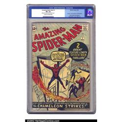 The Amazing Spider-Man #1 (Marvel, 1963) CGC VF+ 8.5 Cream to off-white pages. This is quintessen...