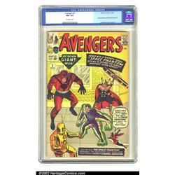 The Avengers #2 (Marvel, 1963) CGC FN+ 6.5 Off-white pages. This second issue has the Avengers te...