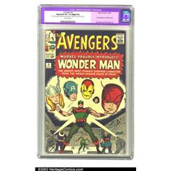 The Avengers #9 (Marvel, 1964) CGC Apparent VF- 7.5 Slight (P) Off-white pages. Introducing Wonde...