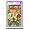 Image 1 : The Avengers #9 (Marvel, 1964) CGC Apparent VF- 7.5 Slight (P) Off-white pages. Introducing Wonde...